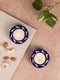Blue Pottery T-Light Holder Set Of 2 Pcs.